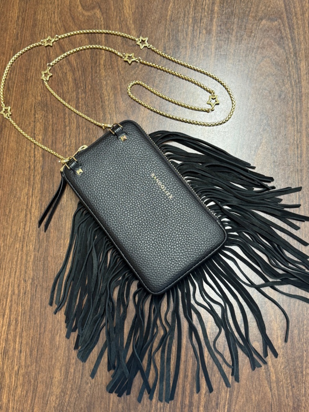 Bandolier Fringe Expanded Pouch with Bandolier Millie Star Crossbody Strap